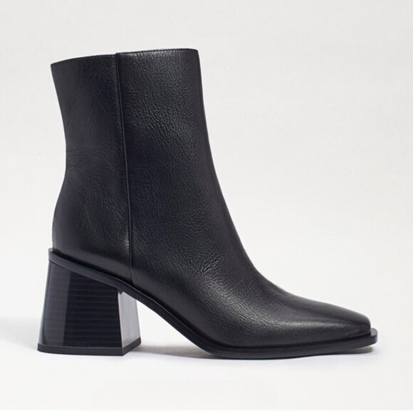 Sam Edelman Black Leather Side Zip “Winnie” Bootie – NIB – Size 9.5 M - Picture 2 of 6